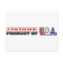 Certified Product of USA Text Design Post Card