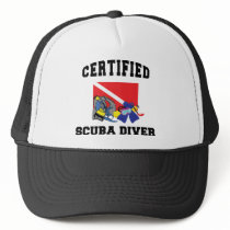 Certified SCUBA Diver Trucker Hats