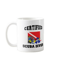 Certified SCUBA Diver mugs by SCUBA_Dive_TShirts Certified SCUBA Diver mugs