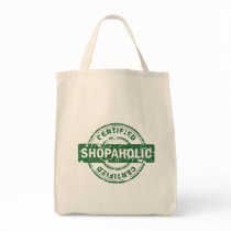 Certified Shopaholic Grocery Tote Bag