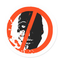Certified Zombie Free stickers by doomlad Certified Zombie Free stickers