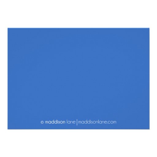 Cerulean Blue The Big One Photo First Birthday Announcement