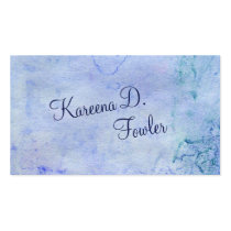 Cerulean Watercolor business cards