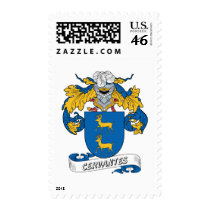 Cervantes Family Crest postage