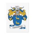 Cervantes Family Crest postcards