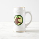 Cerveza dorada famosa Irish Setter Stein de Seamus Taza