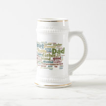 Cerveza Stein del día de padre Taza De Café