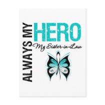 Cervical Cancer Always My Hero My Sister-in-Law Post Cards