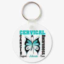 Cervical Cancer Awareness Butterfly keychains