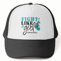 Cervical Cancer Awareness Fight Like a Girl Hats