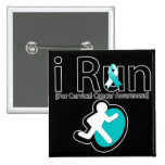 Cervical Cancer Awareness I Run Buttons