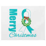 Cervical Cancer Awareness Merry Christmas Ribbon Flyer
