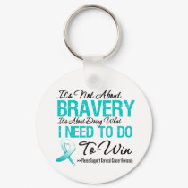 Cervical Cancer Battle keychains