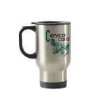 Cervical Cancer BUTTERFLY 3 mugs