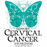 Cervical Cancer Butterfly Photo Cutouts