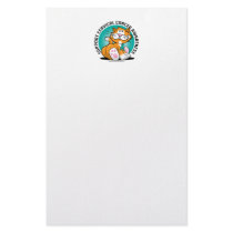 Cervical Cancer Cat stationery