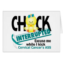 Cervical Cancer Chick Interrupted 2 cards