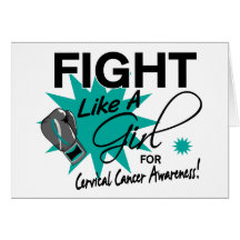 Cervical Cancer Fight Like A Girl 11.3 Cards