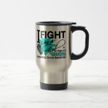 Cervical Cancer Fight Like A Girl Grandma 11 Coffee Mugs
