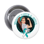 Cervical Cancer Fight Like A Girl Modern Rosie buttons