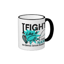 Cervical Cancer Fight Like A Girl Nana 11 Mugs