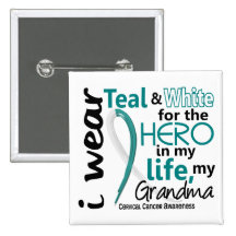 Cervical Cancer For My Hero My Grandma 2 Pin