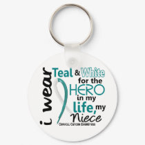 Cervical Cancer For My Hero My Niece 2 keychains