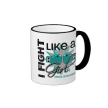 Cervical Cancer I Fight Like A Girl 13.1 Mugs