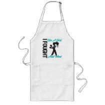 Cervical Cancer I Fought Like A Girl and Won Apron