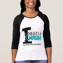 Cervical Cancer I NEED A CURE 1 T Shirt