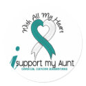 Cervical Cancer I Support My Aunt stickers
