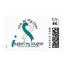 Cervical Cancer I Support My Daughter Stamp