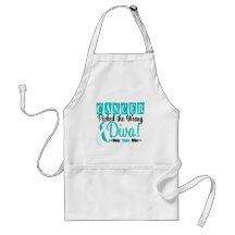 Cervical Cancer Picked The Wrong Diva v2 Apron