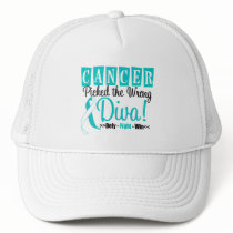 Cervical Cancer Picked The Wrong Diva v2 Mesh Hats