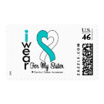 Cervical Cancer Ribbon Support Sister postage