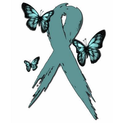Cervical Cancer Ribbon T-shirt by Lust4Life
