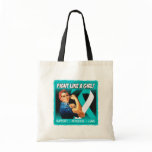 Cervical Cancer Rosie Riveter - Fight Like a Girl bags