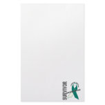CERVICAL CANCER Survivor 1 Customized Stationery