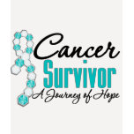 Cervical Cancer Survivor Awareness Journey Ribbon t-shirts