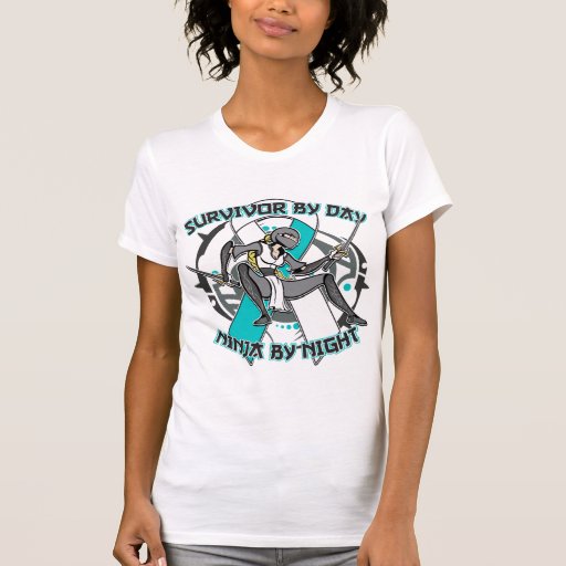 Cervical Cancer Survivor By Day Ninja By Night Shirts