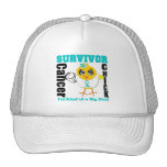 Cervical Cancer Survivor Chick Ribbon hats