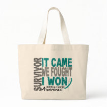 Cervical Cancer Survivor It Came We Fought I Won bags