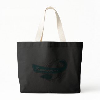 Cervical Cancer Survivor Ribbon bag