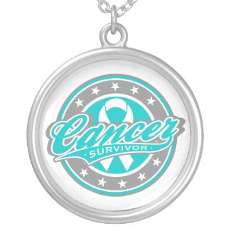 Cervical Cancer Survivor Sporty Swash necklace