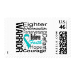 Cervical Cancer Warrior Collage postage
