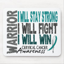 Cervical Cancer Warrior Mouse Pad