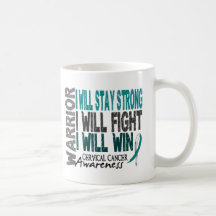 Cervical Cancer Warrior Mugs