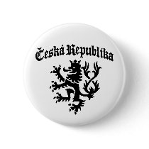 Ceska Republika Pinback Button