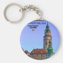 Cesky Krumlov - Two Towers Keychain