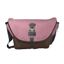 Cesky Terrier Cartoon Commuter Bags
